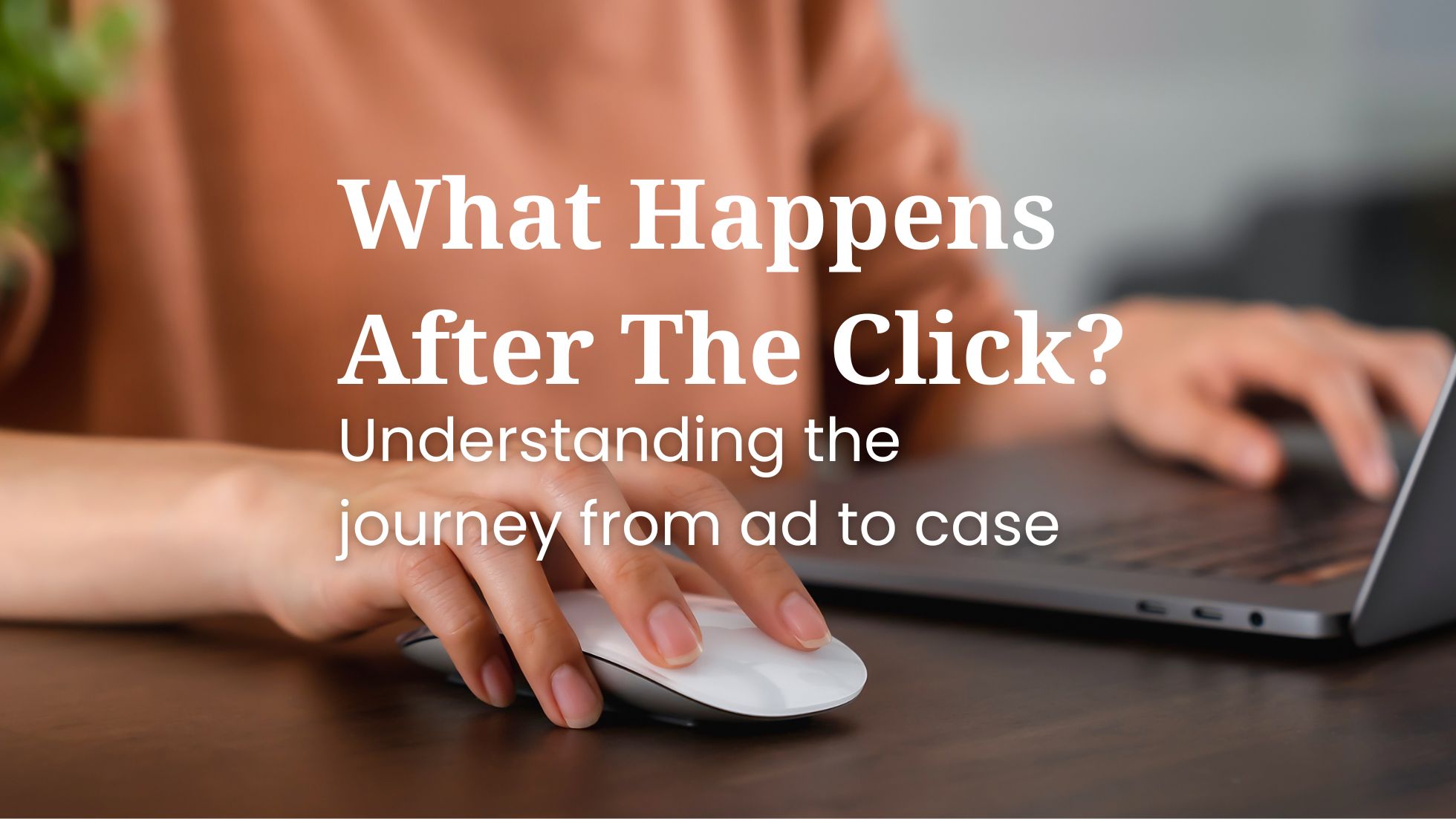 potential client clicking on a ppc ad for a law firm