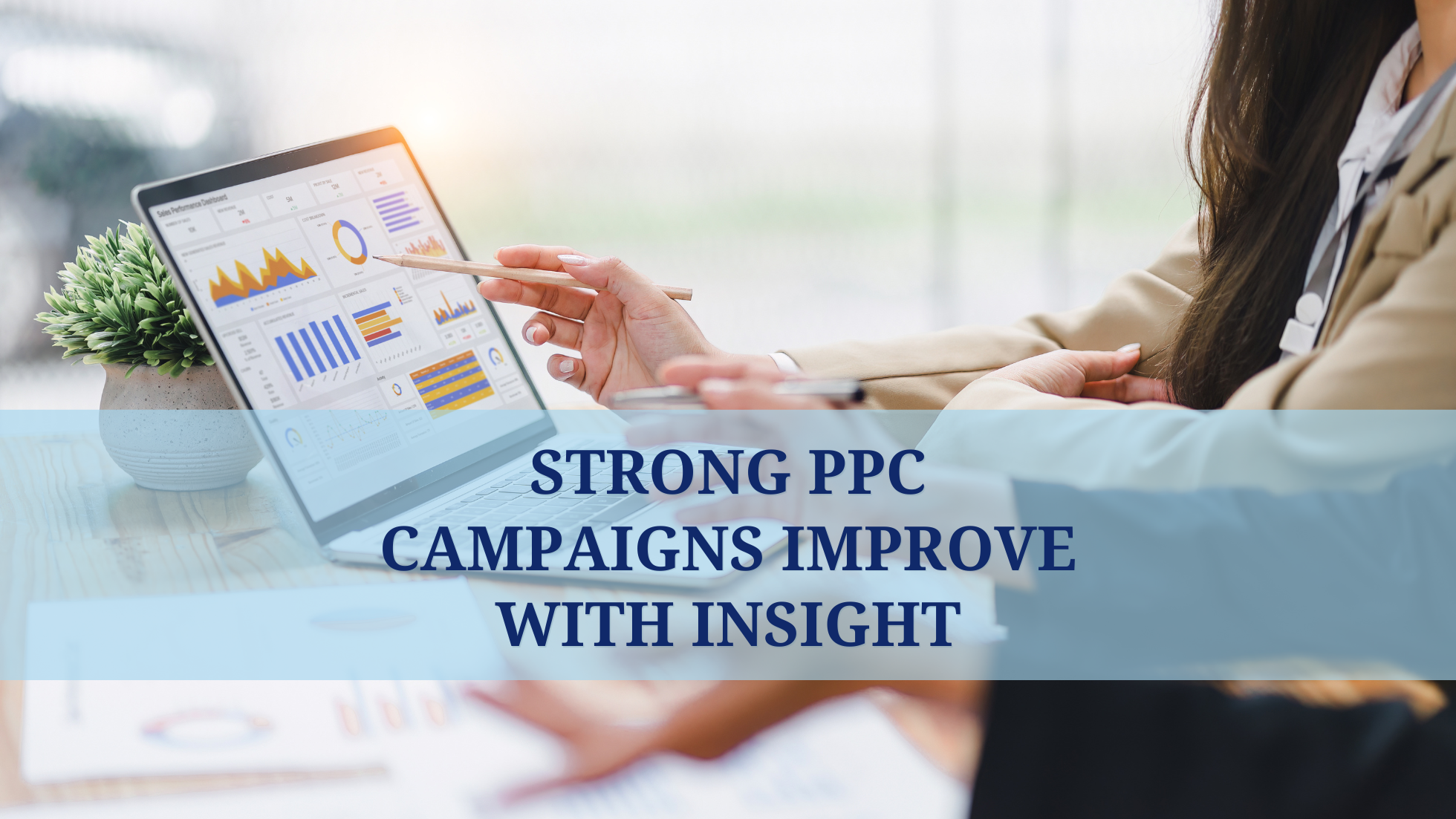 law firm partners reviewing PPC campaign performance and lead data