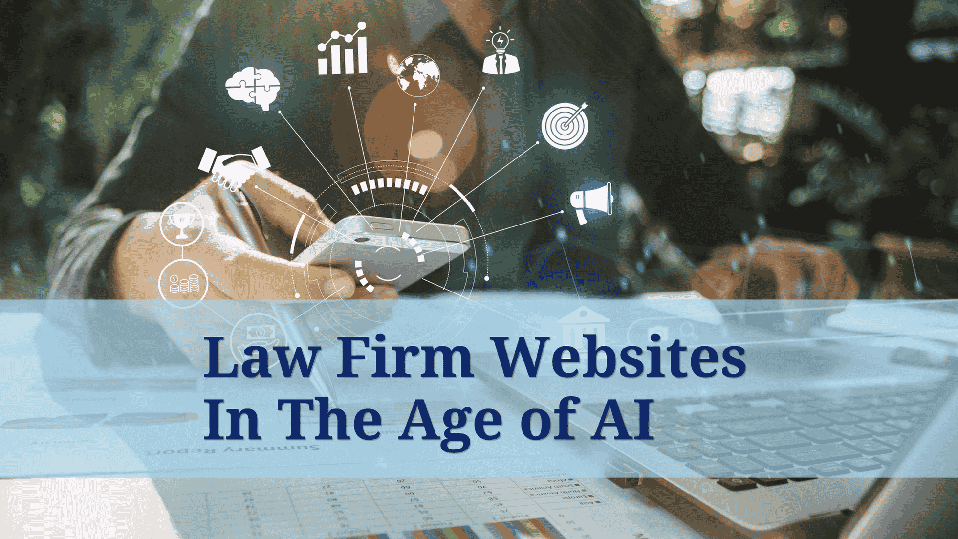 Law firm website connected to AI search, Google, legal directories and other digital channels